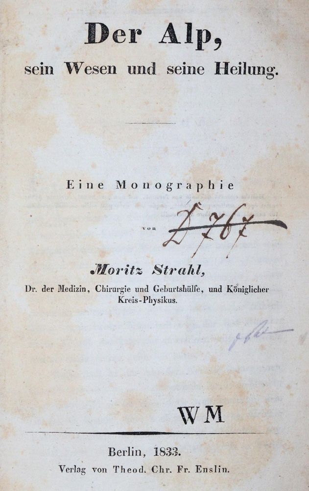 Große Abbildung Nr.1: 144-1420 Strahl,M.: (Medizin, Psychologie)