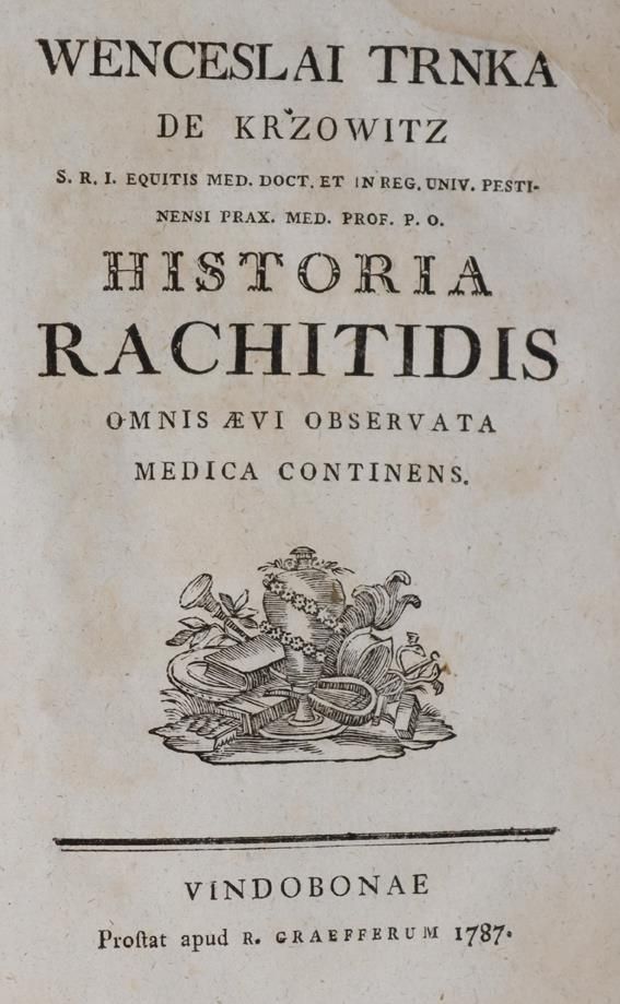 Große Abbildung Nr.1: 144-1422 Trnka de Krzowitz,W.: (Medizin, Rachitis)