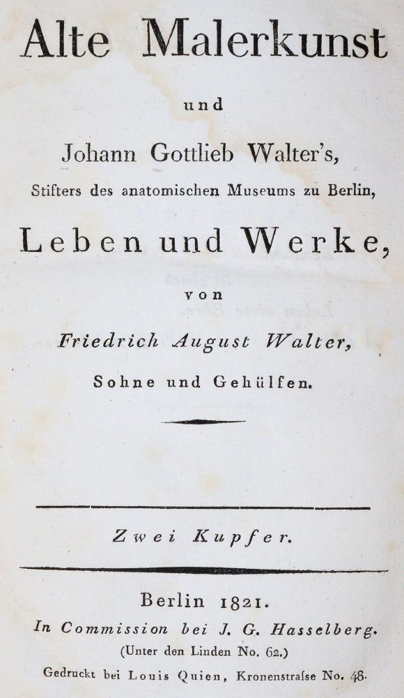 Große Abbildung Nr.1: 144-1438 Walter,F.A.: (Medizin)