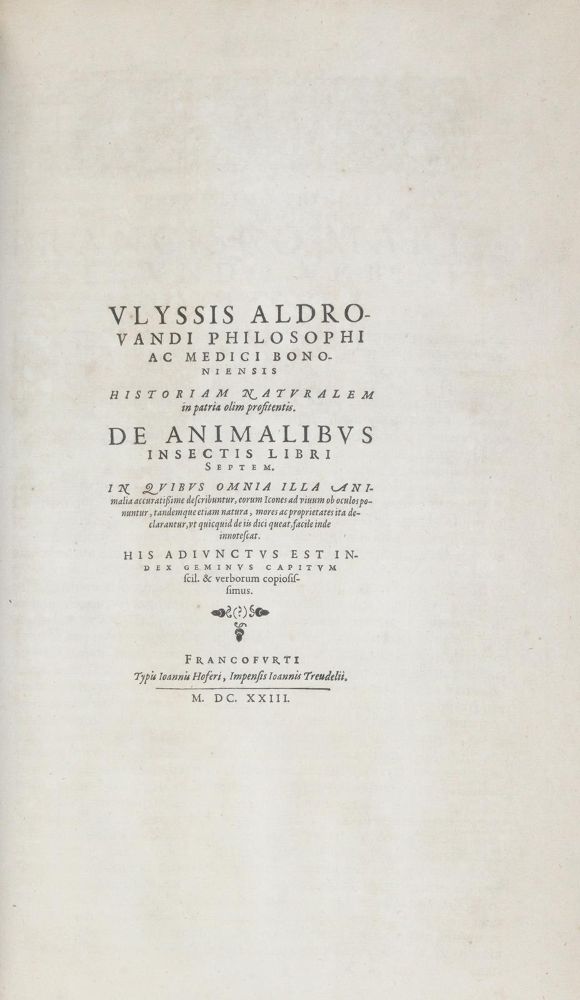 Große Abbildung Nr.9: 144-1445 Aldrovandi,U.: (Zoologie)