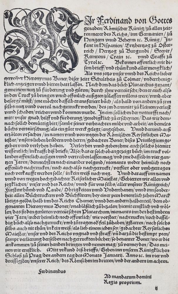 Große Abbildung Nr.2: 144-148 Plutarchus.: (Alte Drucke, Handschriften und Theologie)