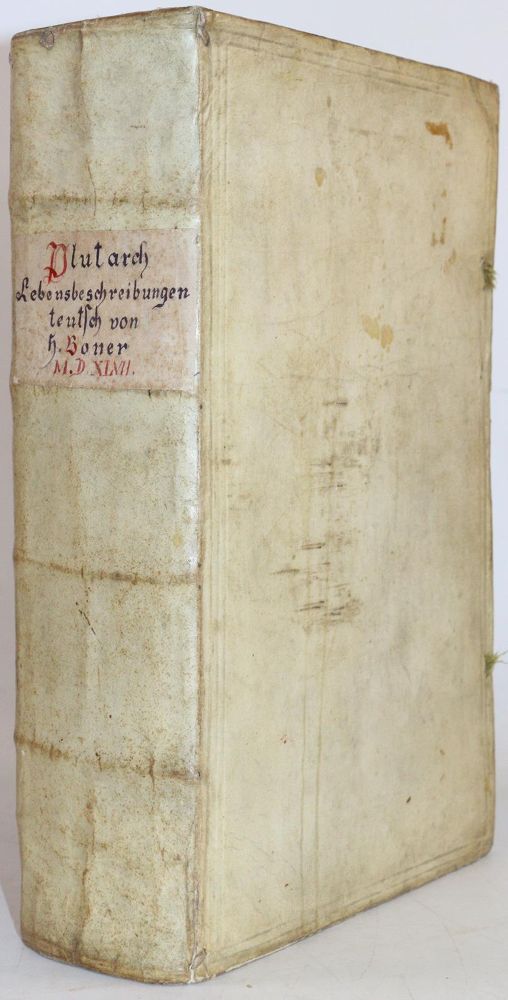 Große Abbildung Nr.8: 144-148 Plutarchus.: (Alte Drucke, Handschriften und Theologie)