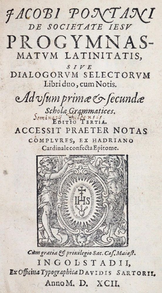 Große Abbildung Nr.1: 144-149 Pontanus,J. (d.i. J.Spanmüller).: (Alte Drucke, Handschriften und Theologie)