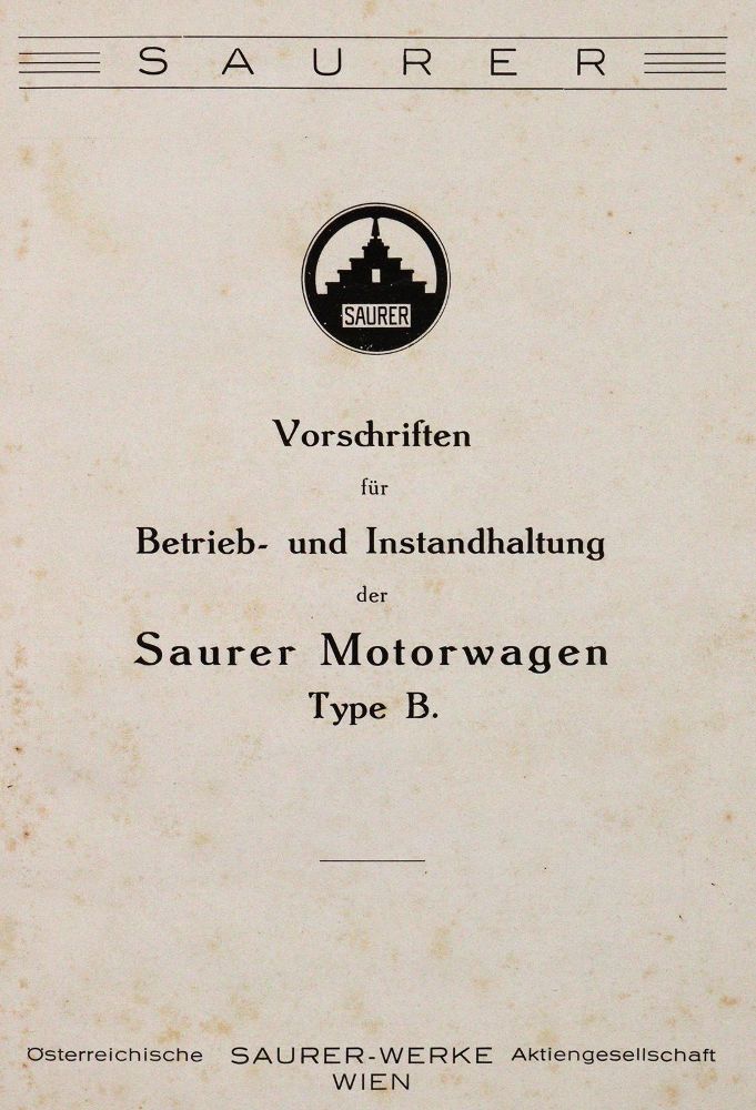 Große Abbildung Nr.1: 144-1510 Saurer.: (Verschiedene Gebiete - Varia, Auto)