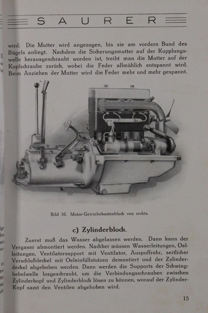 Große Abbildung Nr.3: 144-1510 Saurer.: (Verschiedene Gebiete - Varia, Auto)