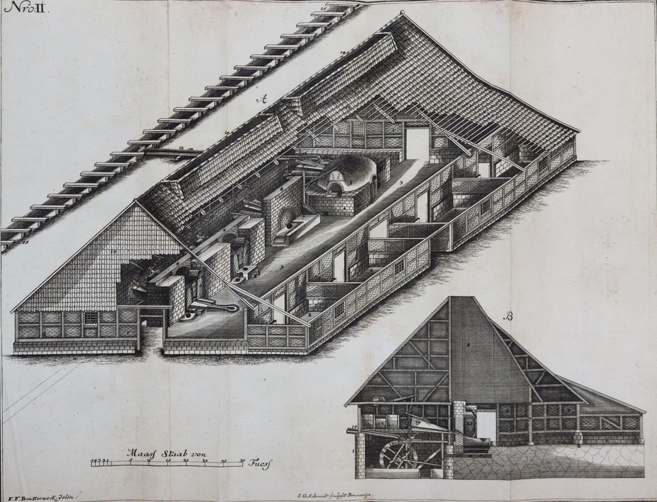 Große Abbildung Nr.3: 144-1515 Schlüter,C.A.: (Verschiedene Gebiete - Varia, Bergbau)