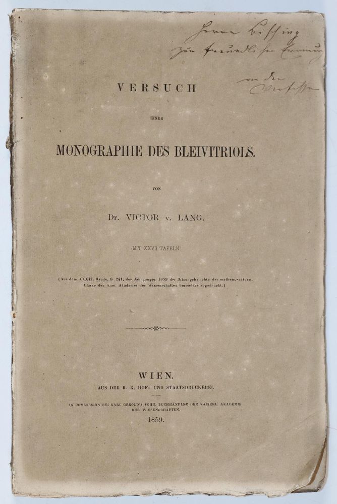 Große Abbildung Nr.2: 144-1519 Lang,V.v.: (Verschiedene Gebiete - Varia, Chemie)