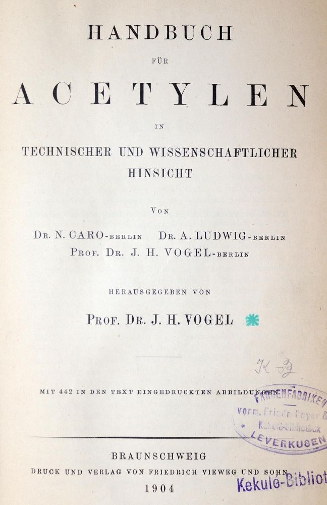 Große Abbildung Nr.1: 144-1527 Vogel,J.H. (Hrsg.).: (Verschiedene Gebiete - Varia, Chemie)