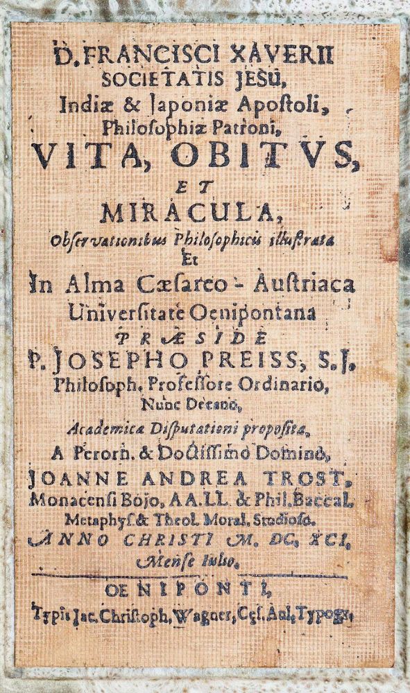 Große Abbildung Nr.1: 144-153 Preiss,J.: (Alte Drucke, Handschriften und Theologie)