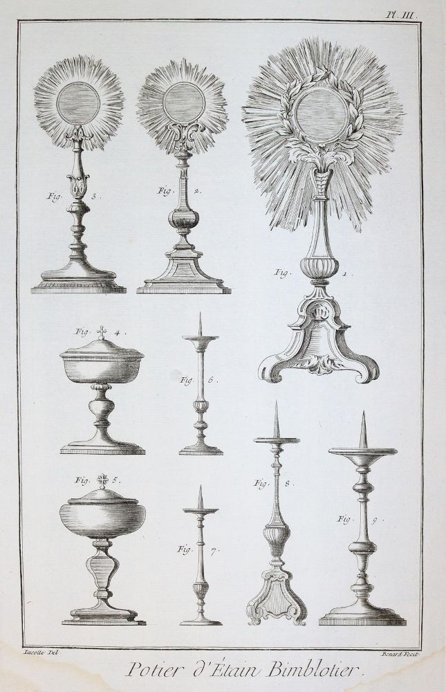 Große Abbildung Nr.4: 144-1530 Diderot,D. u. J.d'Alembert.: (Verschiedene Gebiete - Varia)