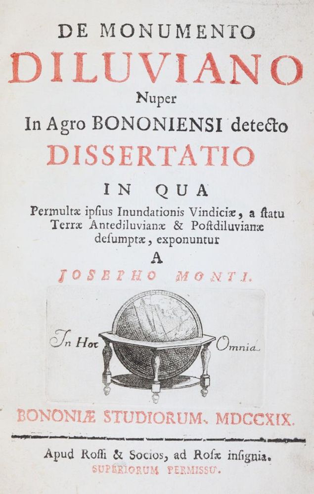 Große Abbildung Nr.1: 144-1543 Monti,G.: (Verschiedene Gebiete - Varia, Geologie - Mineralogie u. Paläontologie)