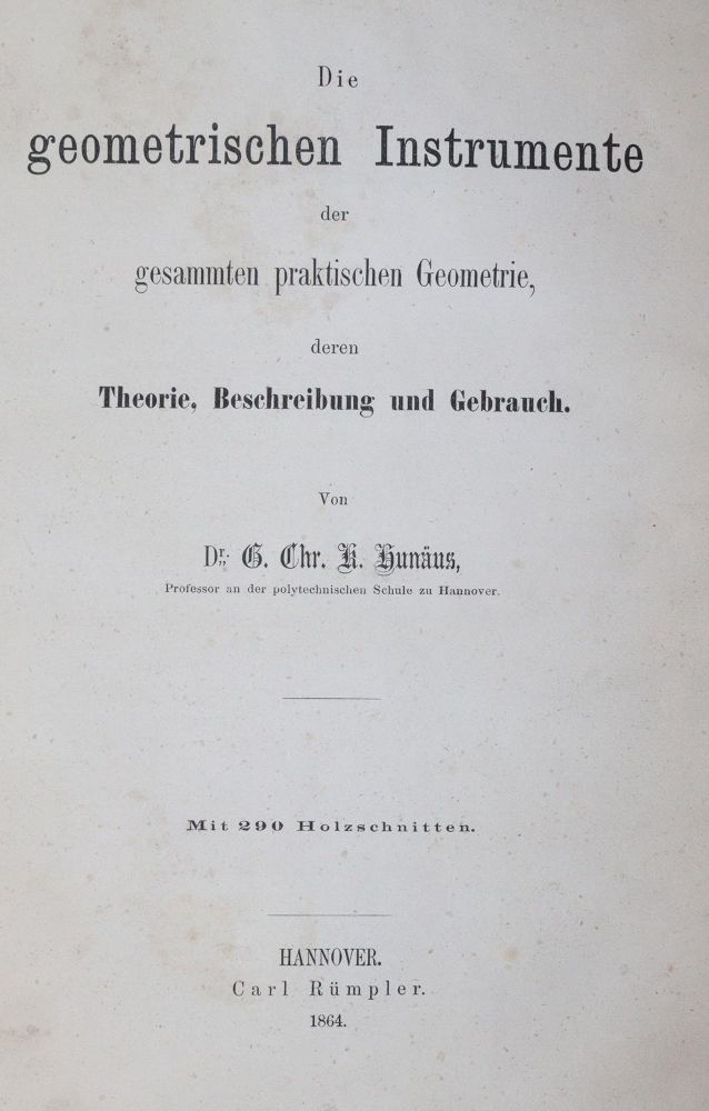 Große Abbildung Nr.1: 144-1553 Hunäus,G.C.K.: (Verschiedene Gebiete - Varia)
