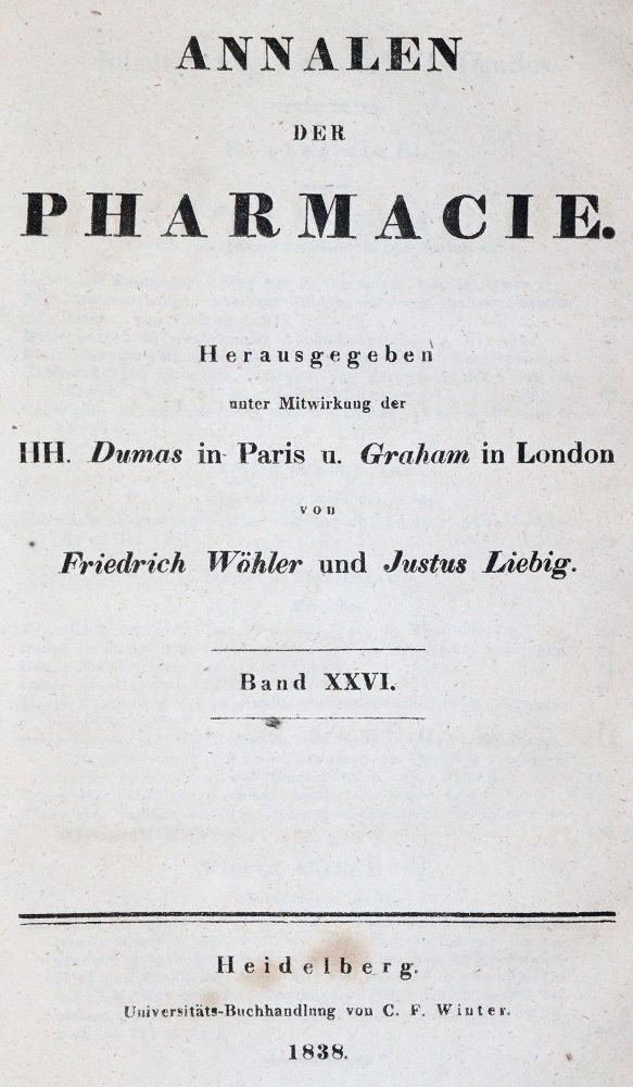 Große Abbildung Nr.1: 144-1561 Liebig,J.v.: (Verschiedene Gebiete - Varia)