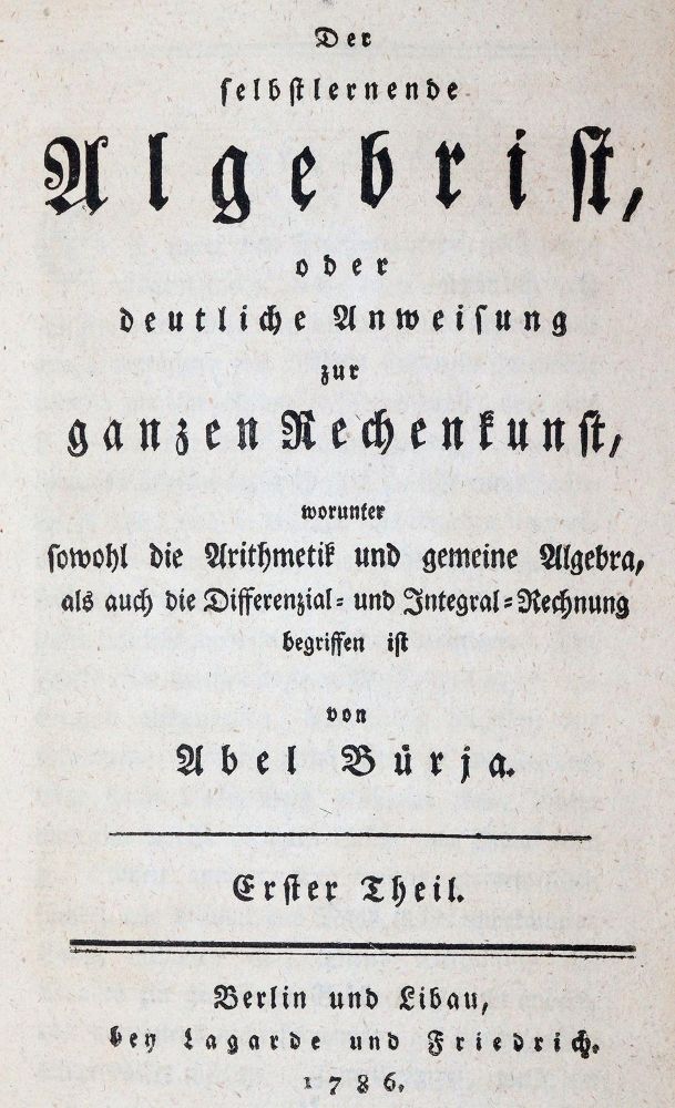 Große Abbildung Nr.1: 144-1568 Bürja,A.: (Verschiedene Gebiete - Varia, Mathematik)