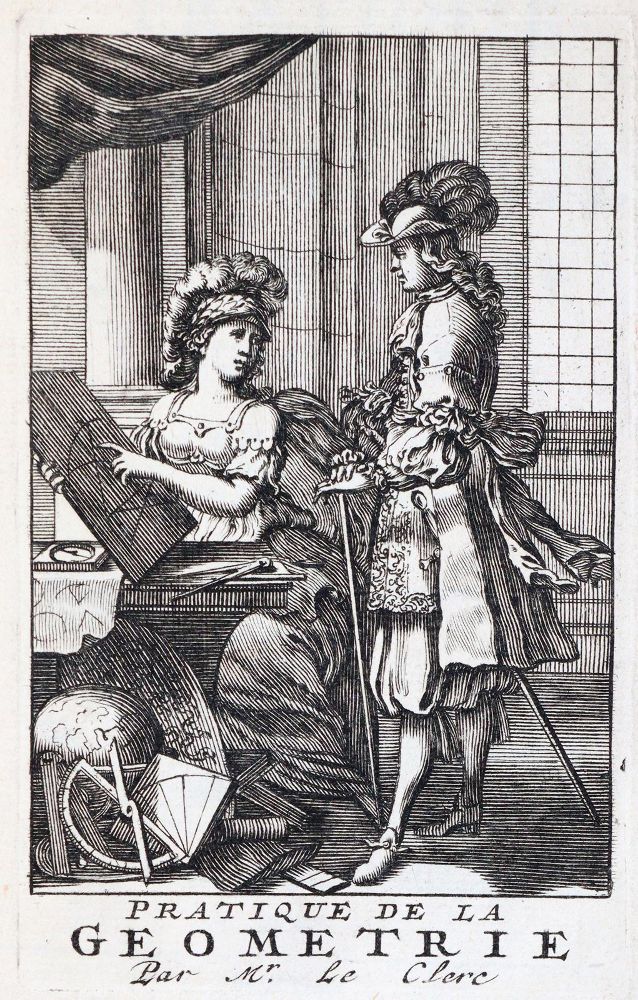 Große Abbildung Nr.1: 144-1590 (Le Clerc,S.).: (Verschiedene Gebiete - Varia, Mathematik)
