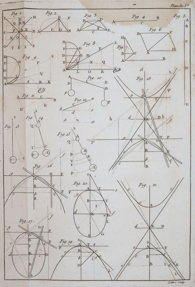 Große Abbildung Nr.3: 144-1600 Reyneau,C.R.: (Verschiedene Gebiete - Varia, Mathematik)