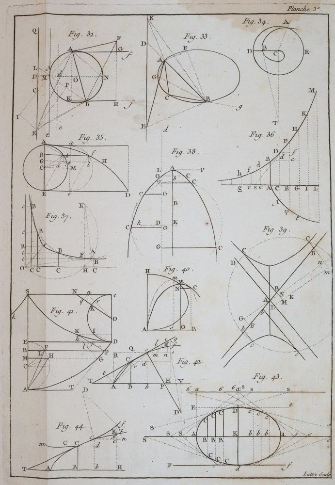 Große Abbildung Nr.5: 144-1600 Reyneau,C.R.: (Verschiedene Gebiete - Varia, Mathematik)