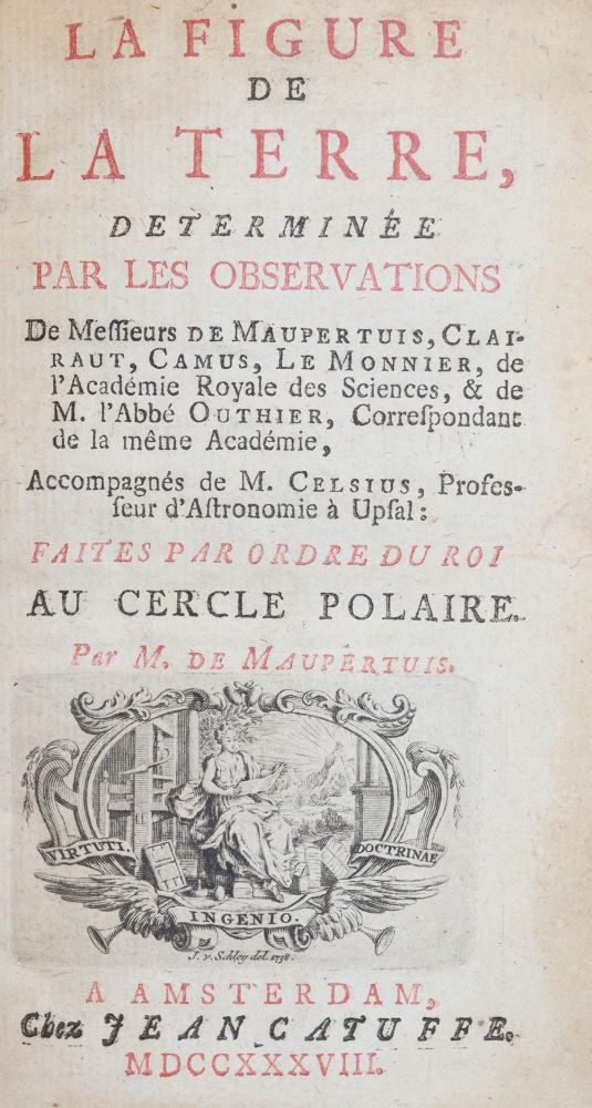 Große Abbildung Nr.1: 144-1607 Maupertuis,(P.L.M.)de.: (Verschiedene Gebiete - Varia)