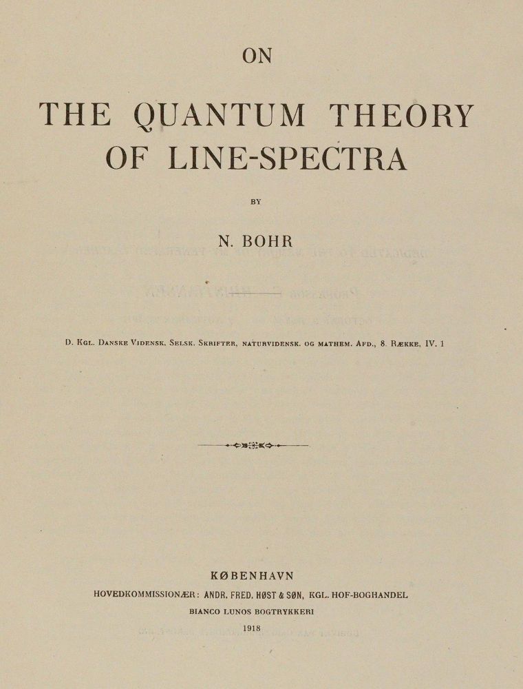 Große Abbildung Nr.1: 144-1624 Bohr,N.: (Verschiedene Gebiete - Varia, Physik)