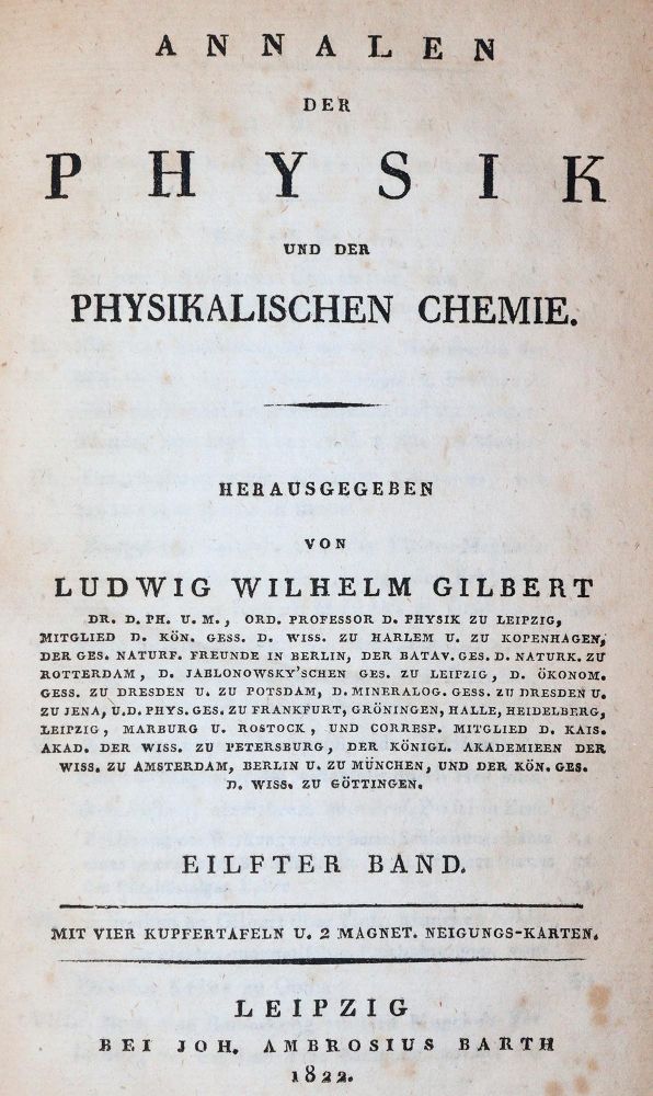 Große Abbildung Nr.1: 144-1632 Faraday,(M.).: (Verschiedene Gebiete - Varia, Physik)
