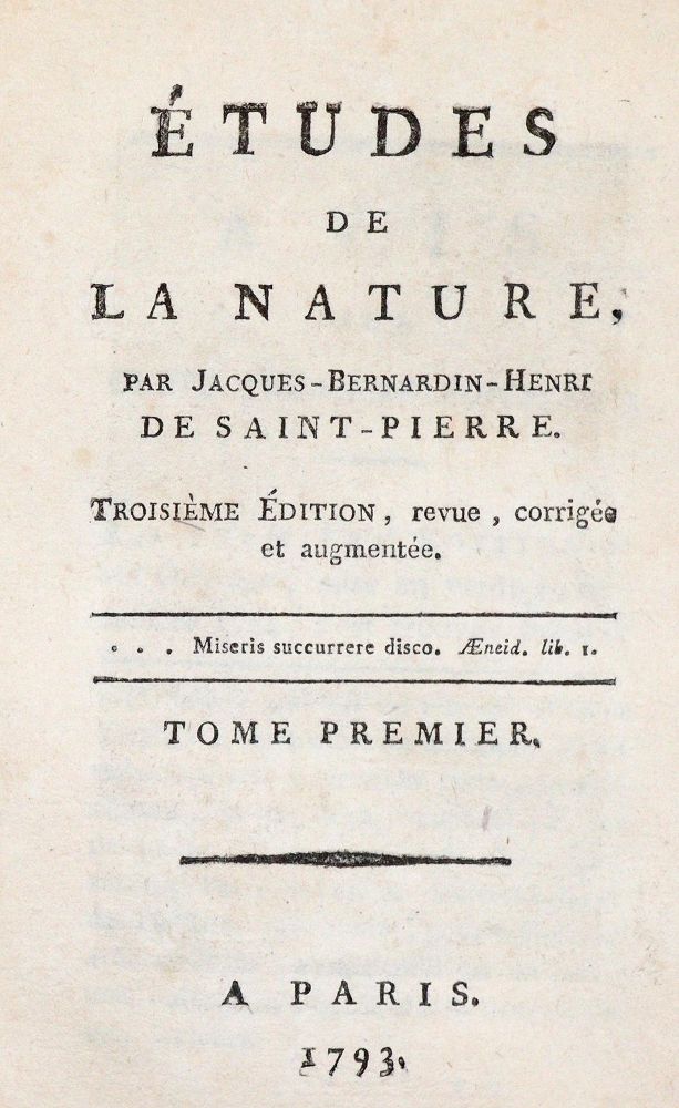 Große Abbildung Nr.2: 144-1642 Saint-Pierre,J.-H.-B.de.: (Verschiedene Gebiete - Varia)
