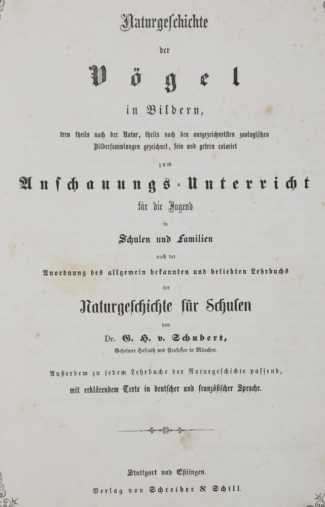 Große Abbildung Nr.8: 144-1649 Schubert,G.H.v.: (Verschiedene Gebiete - Varia)
