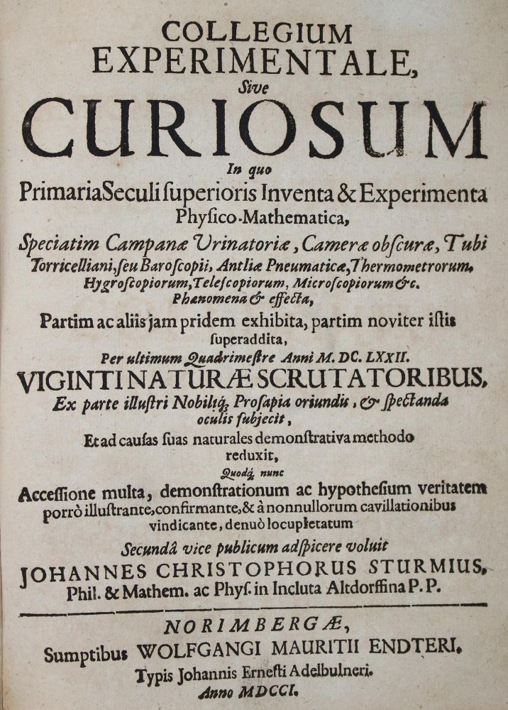 Große Abbildung Nr.1: 144-1653 Sturm,J.C.: (Verschiedene Gebiete - Varia)
