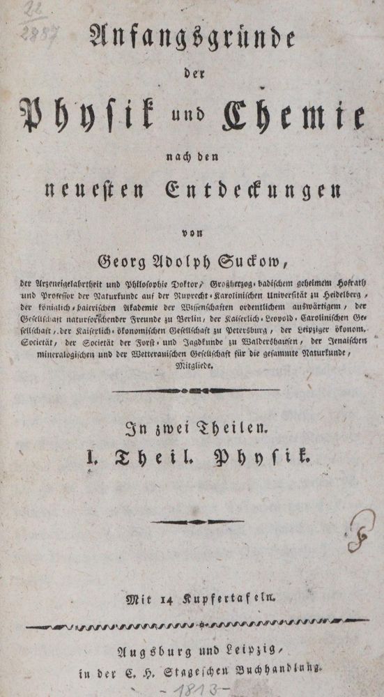 Große Abbildung Nr.1: 144-1654 Suckow,G.A.: (Verschiedene Gebiete - Varia)