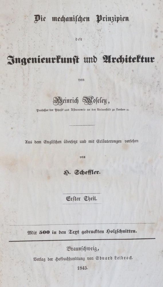 Große Abbildung Nr.1: 144-1655 Moseley,H.: (Verschiedene Gebiete - Varia, Technik und Handwerk)