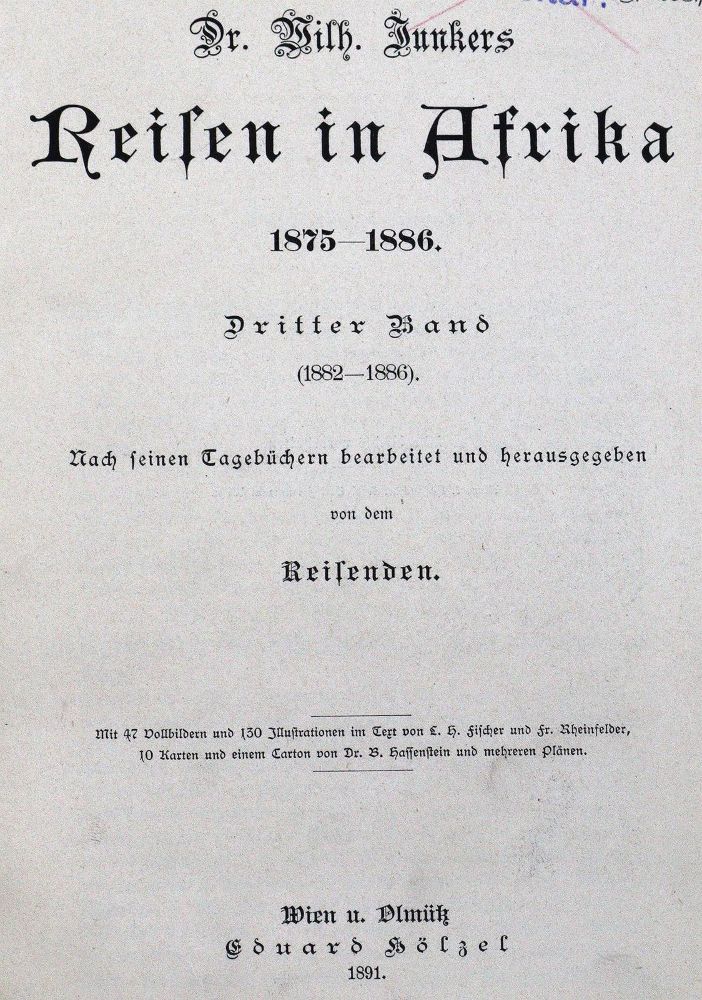 Große Abbildung Nr.2: 144-1673 Junker,W.: (Afrika)