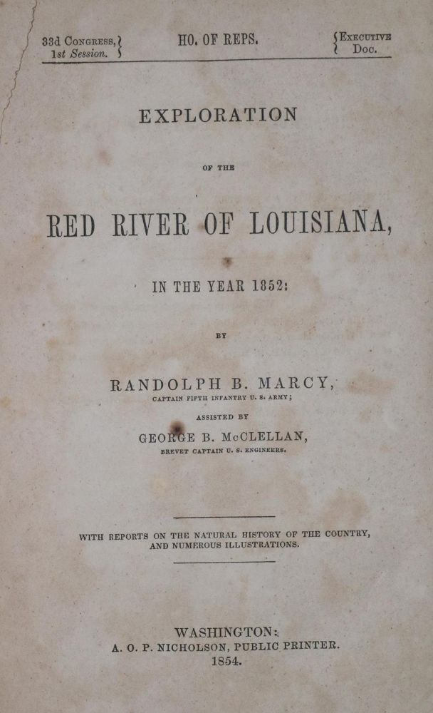 Große Abbildung Nr.1: 144-1694 Marcy,R.B. u. G.B.McClellan.: (Amerika)