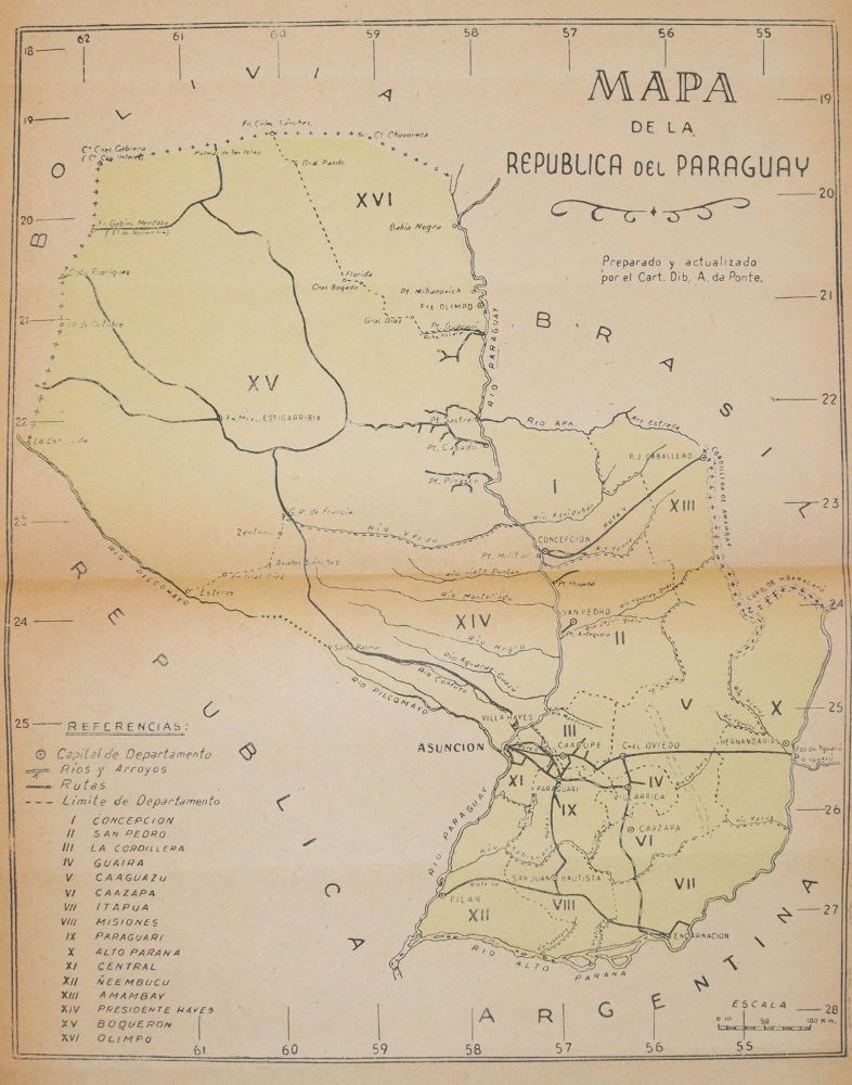 Große Abbildung Nr.2: 144-1696 Ponte,A.da. (Hrsg.).: (Amerika, Paraguay)