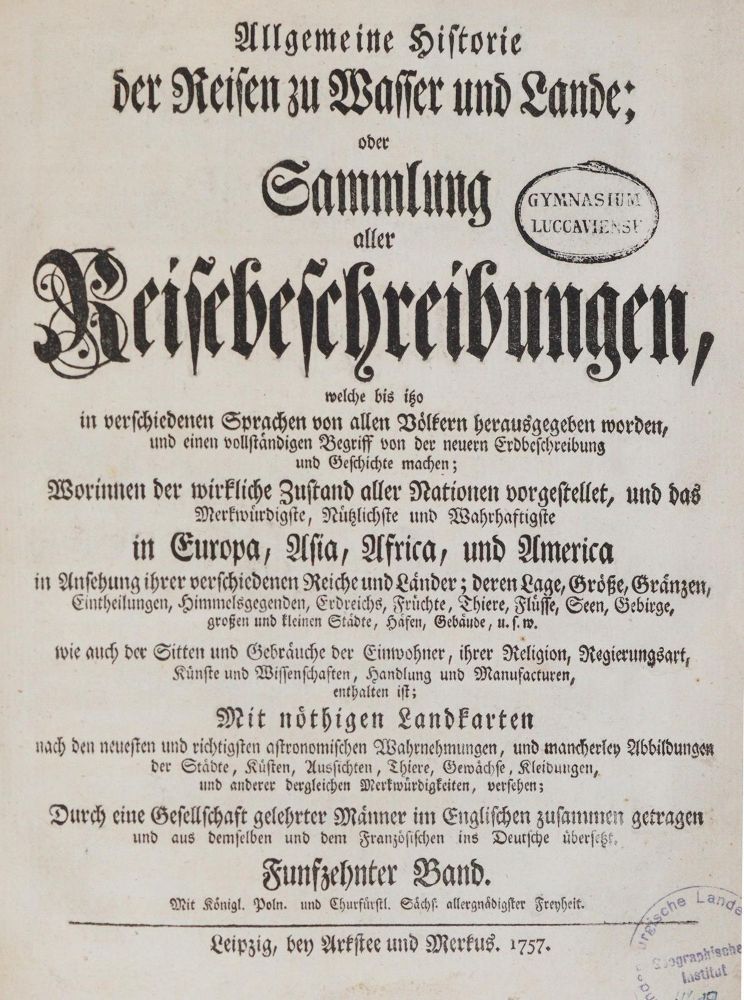 Große Abbildung Nr.3: 144-1698 Allgemeine Historie der Reisen: (Amerika, Peru)