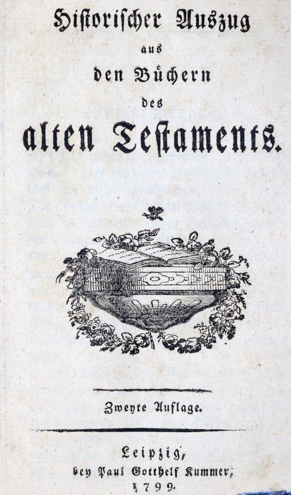 Große Abbildung Nr.1: 144-17 Historischer Auszug: (Bibeln, Herrnhuter)