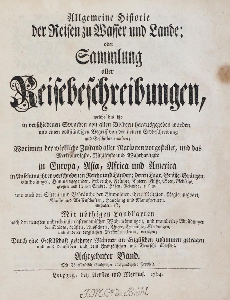 Große Abbildung Nr.1: 144-1716 Allgemeine Historie der Reisen: (Asien)