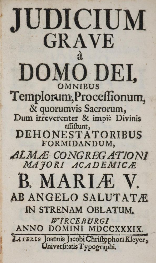 Große Abbildung Nr.4: 144-172 Sammlung: (Alte Drucke, Handschriften und Theologie)