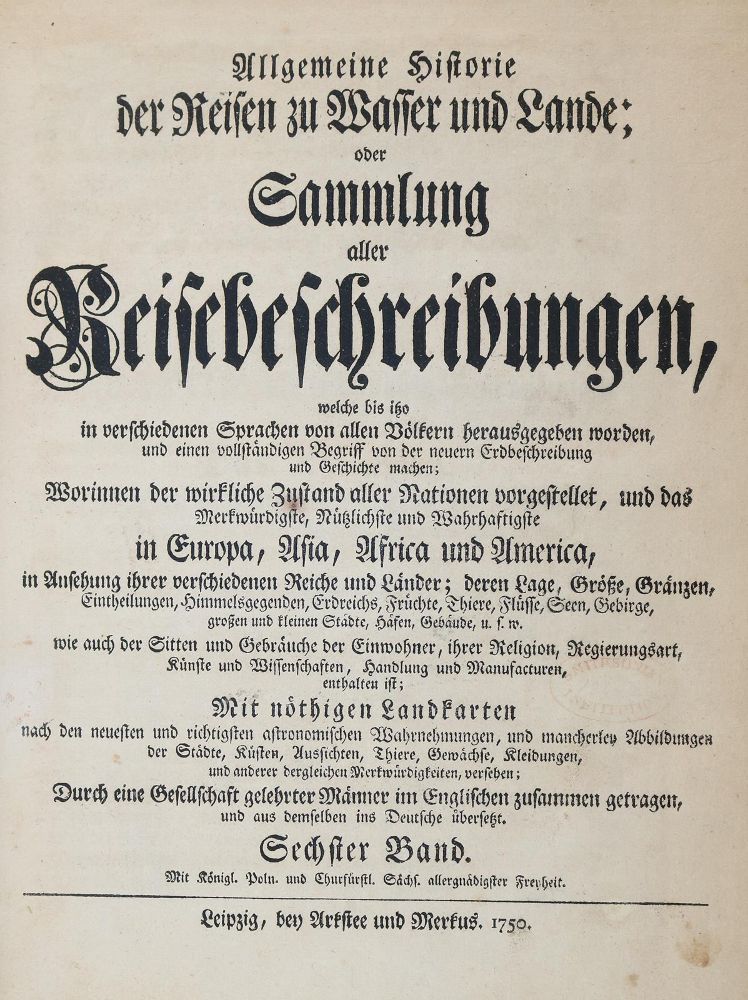 Große Abbildung Nr.3: 144-1722 Allgemeine Historie der Reisen: (Asien, China)