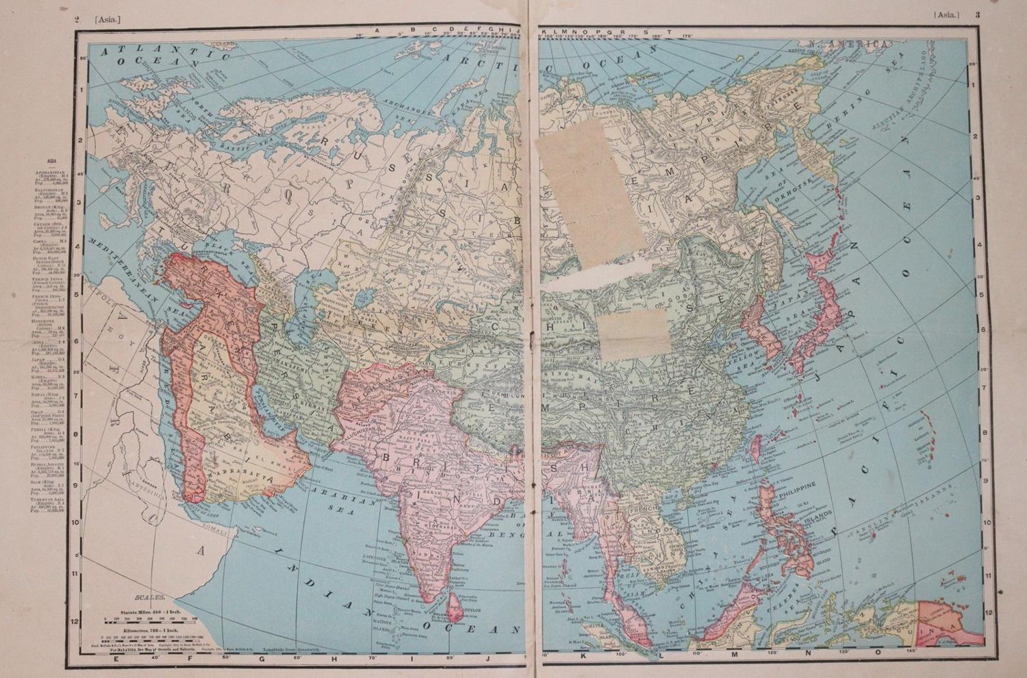 Große Abbildung Nr.1: 144-1726 Rand-McNally. (Hrsg.).: (Asien, China)