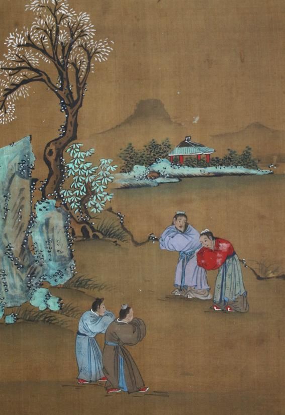 Große Abbildung Nr.1: 144-1728 Album: (Asien, China, Seidenmalerei)