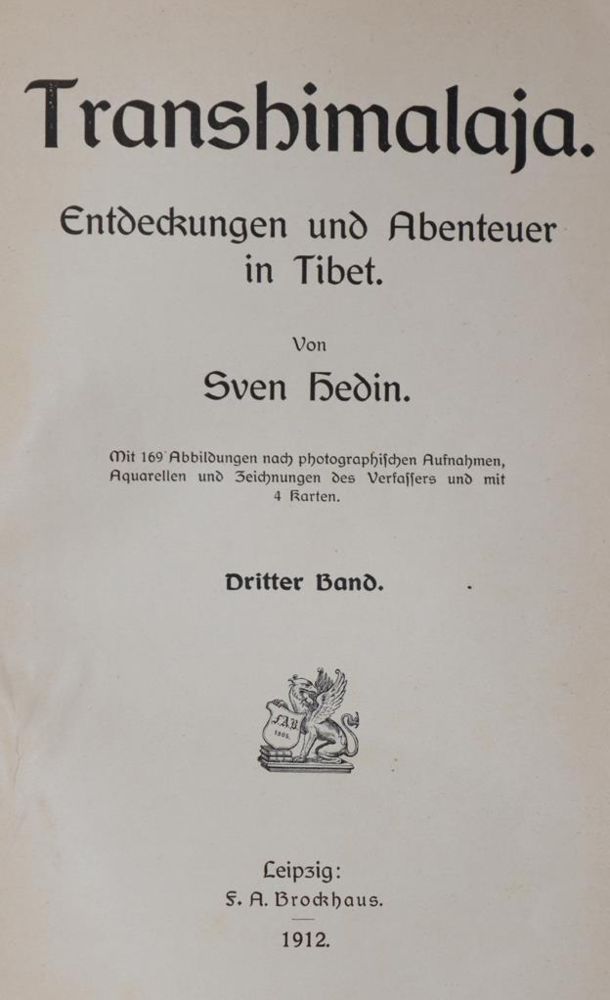 Große Abbildung Nr.1: 144-1733 Hedin,S.: (Asien)