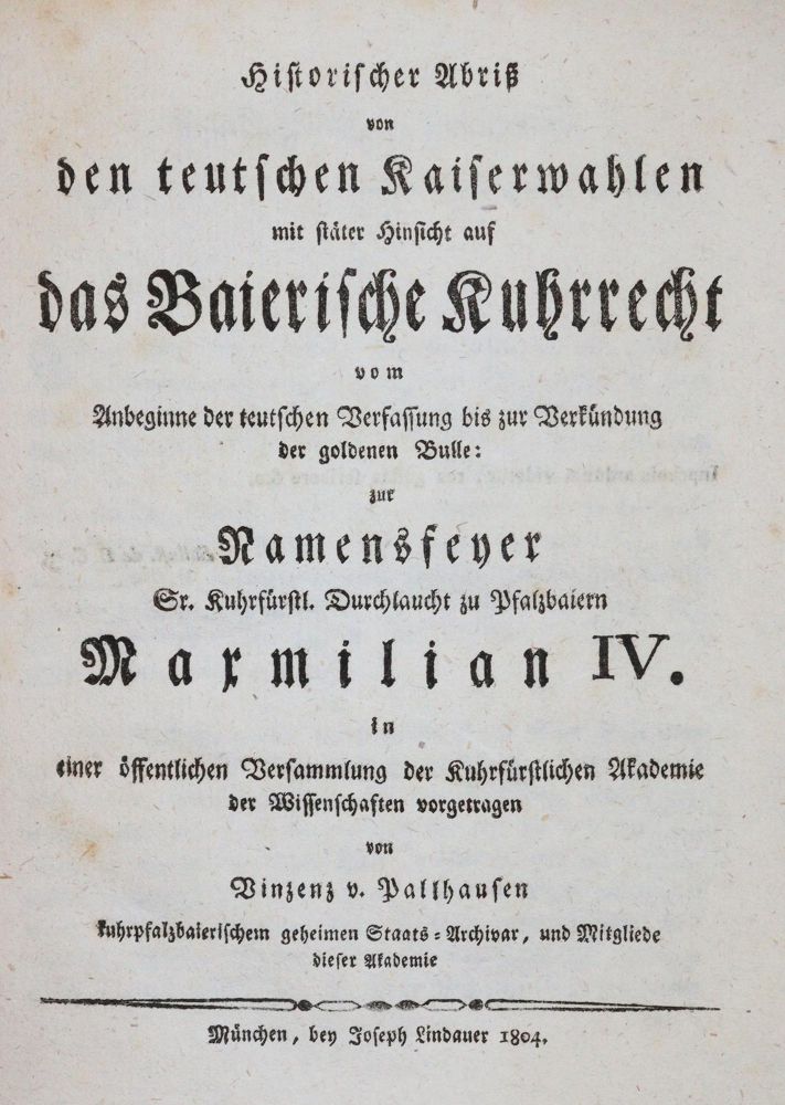 Große Abbildung Nr.1: 144-1755 Pall v. Pallhausen,V.: (Deutschland, Bayern)