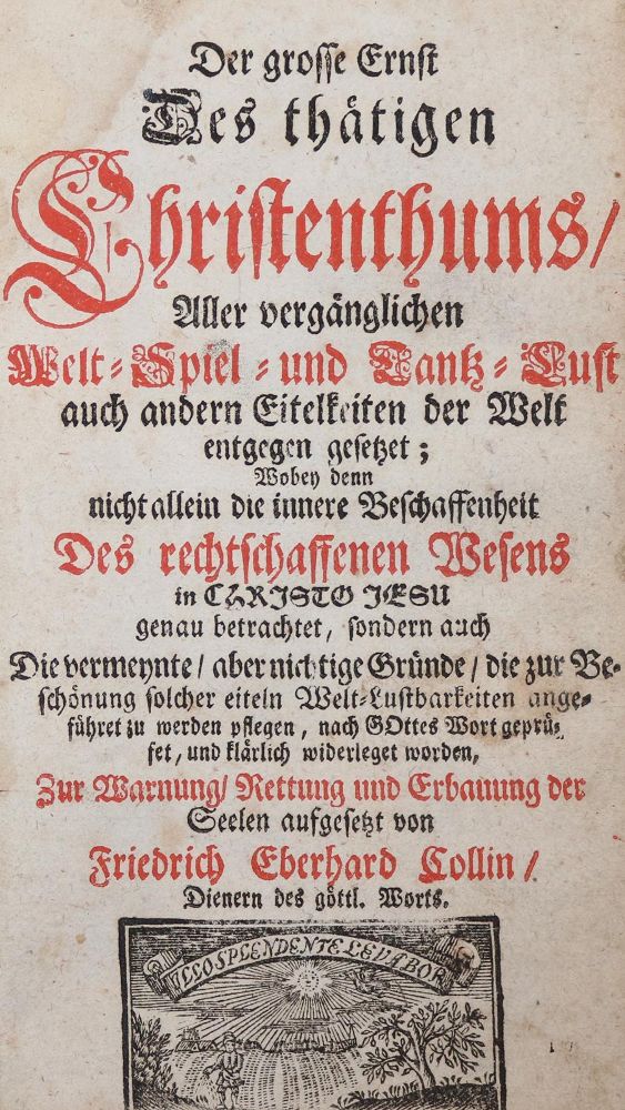 Große Abbildung Nr.26: 144-176 Sammlung: (Alte Drucke, Handschriften und Theologie)