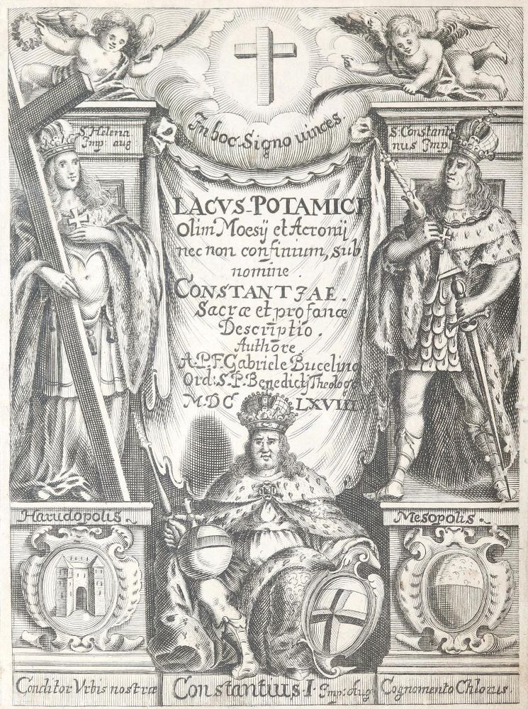 Große Abbildung Nr.1: 144-1767 Bucelinus,G.: (Deutschland, Bodensee)