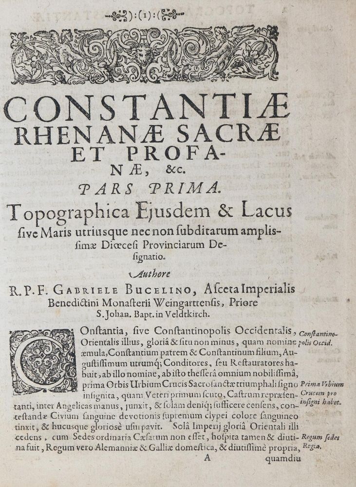 Große Abbildung Nr.3: 144-1767 Bucelinus,G.: (Deutschland, Bodensee)