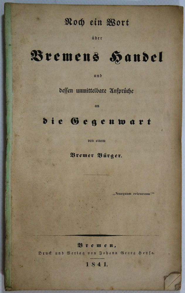 Große Abbildung Nr.22: 144-1771 Rückgänge: (Deutschland, Bremen)