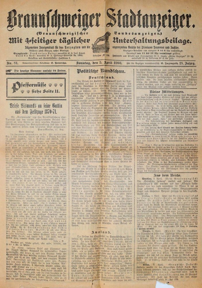Große Abbildung Nr.2: 144-1773 Chur-Braunschweig-Lüneburgische: (Deutschland)