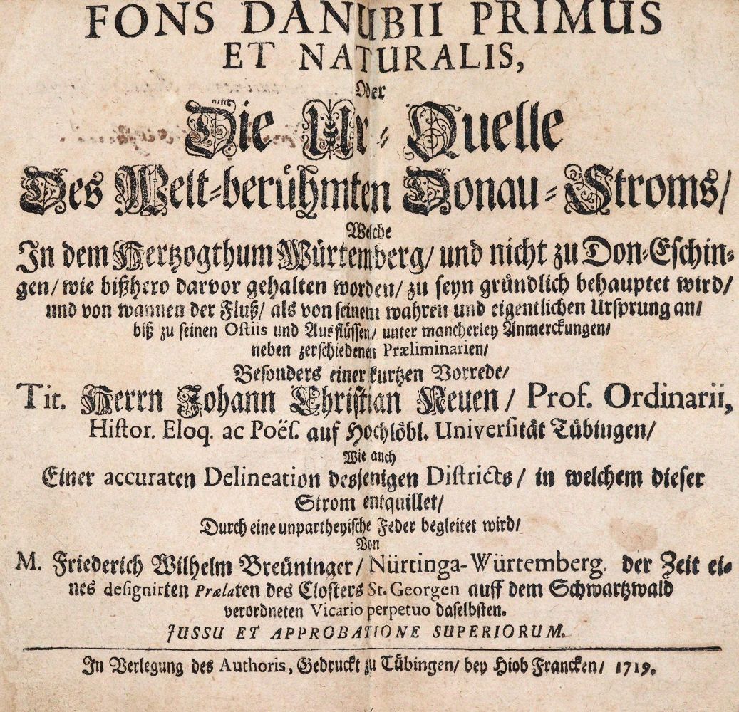 Große Abbildung Nr.1: 144-1781 Breuninger,F.W.: (Deutschland, Donaulauf)
