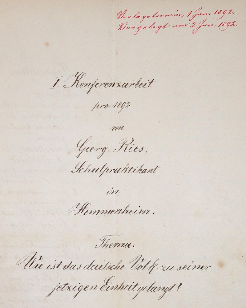 Große Abbildung Nr.1: 144-1811 Ansbach.: (Deutschland, Handschriften)