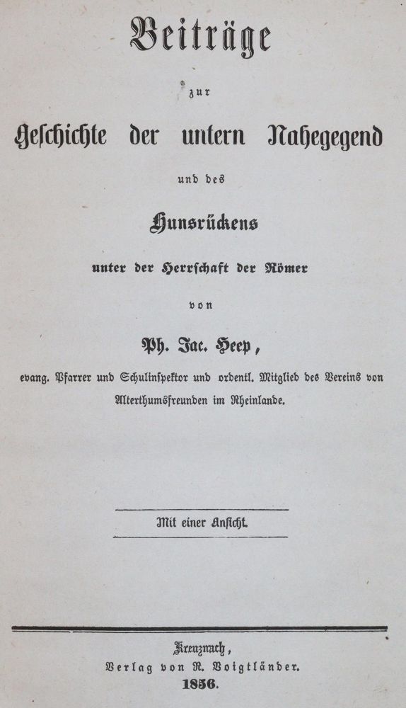 Große Abbildung Nr.2: 144-1820 Heep,P.J.: (Deutschland)