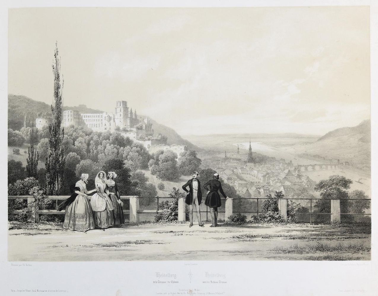 Große Abbildung Nr.1: 144-1821 Album von Heidelberg: (Deutschland, Heidelberg)